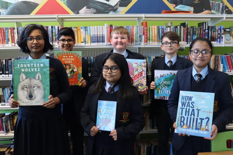 Image of Pupils from years 7, 8 and 9 get involved in judging books for the Royal Society Young People's Book Prize