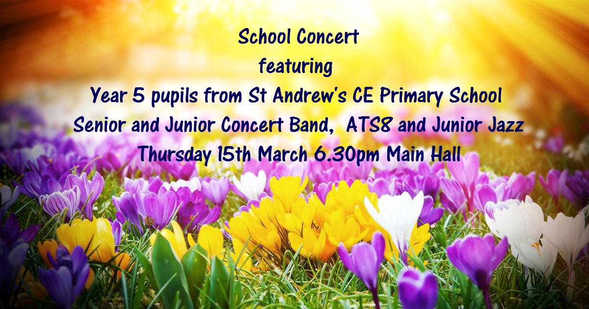 Image of School Concert featuring pupils from Year 5 St Andrew's CE Primary School