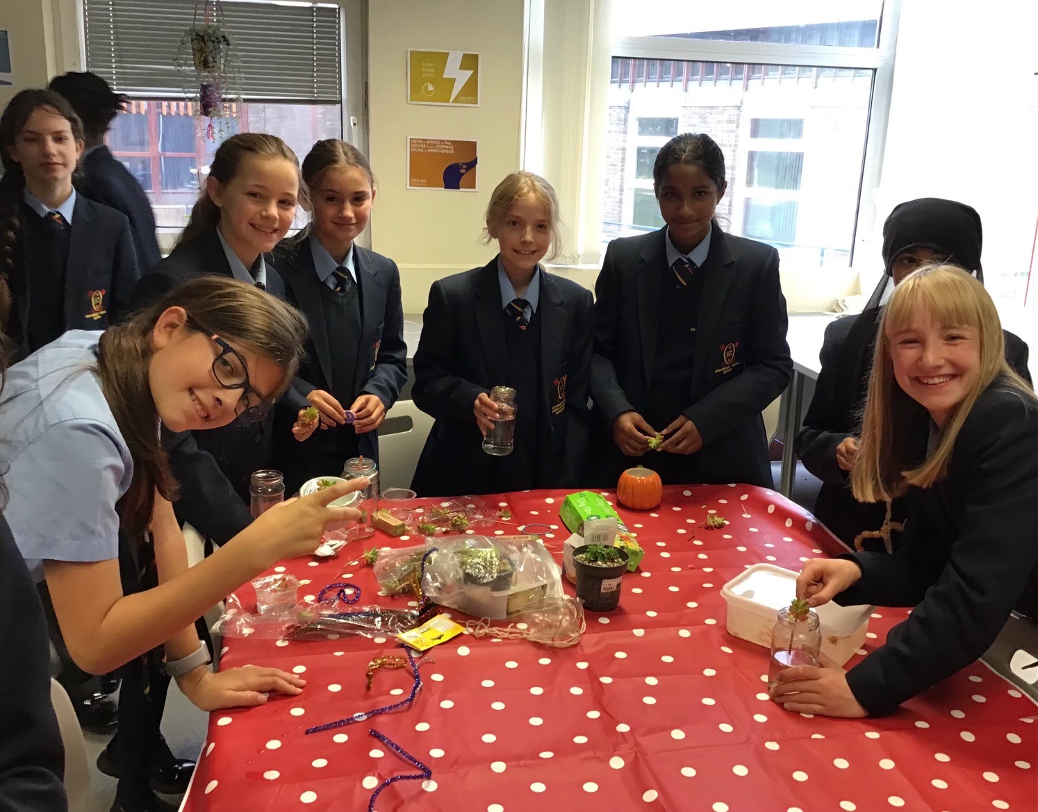 Image of Eco Club have fun making bird feeders and propagating succulents