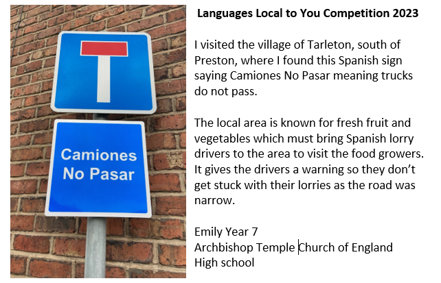 Image of Languages Local to You Photography Competition