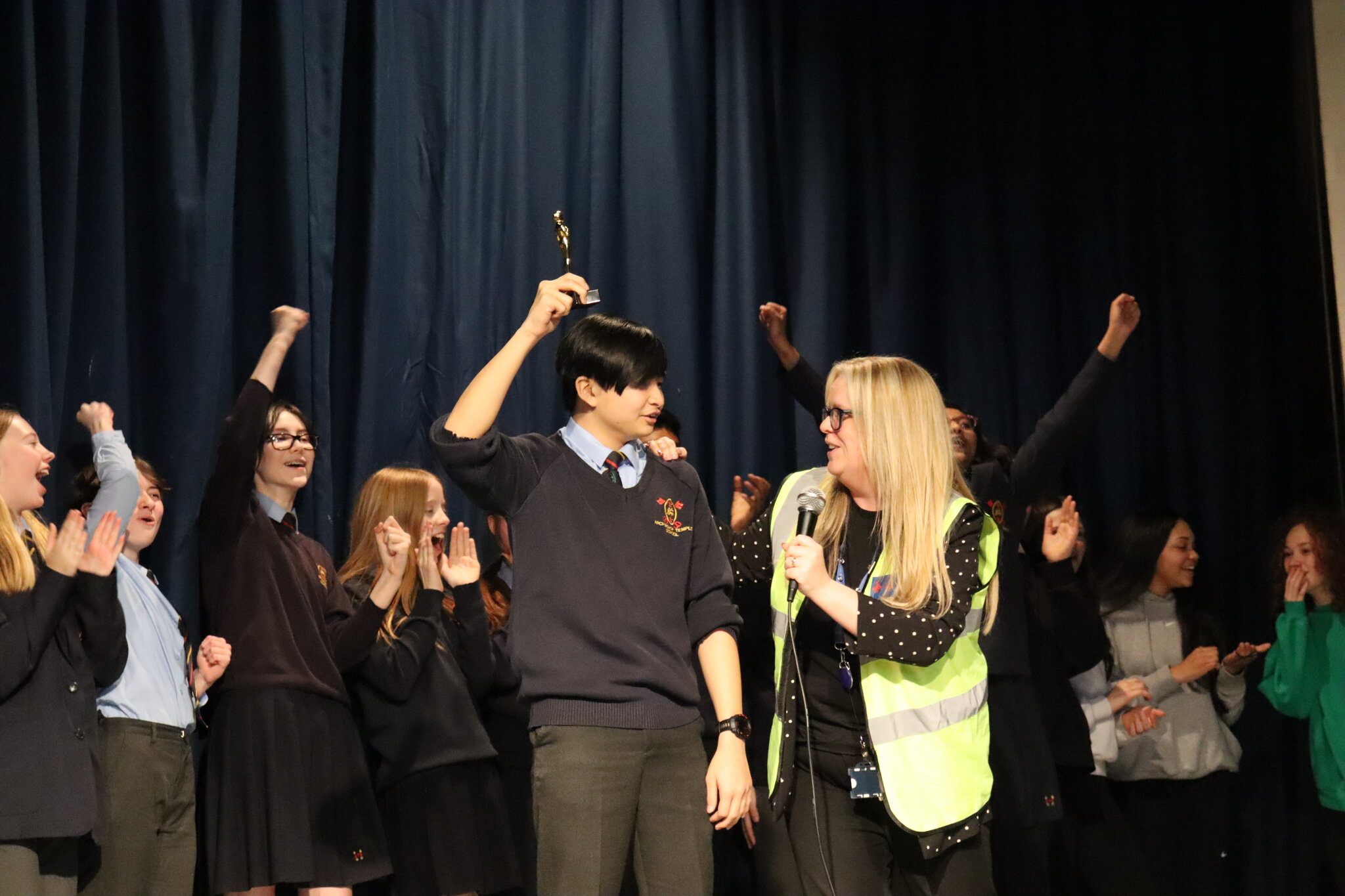 Image of Music, song, dance and comedy at the Year 9 Talent Show