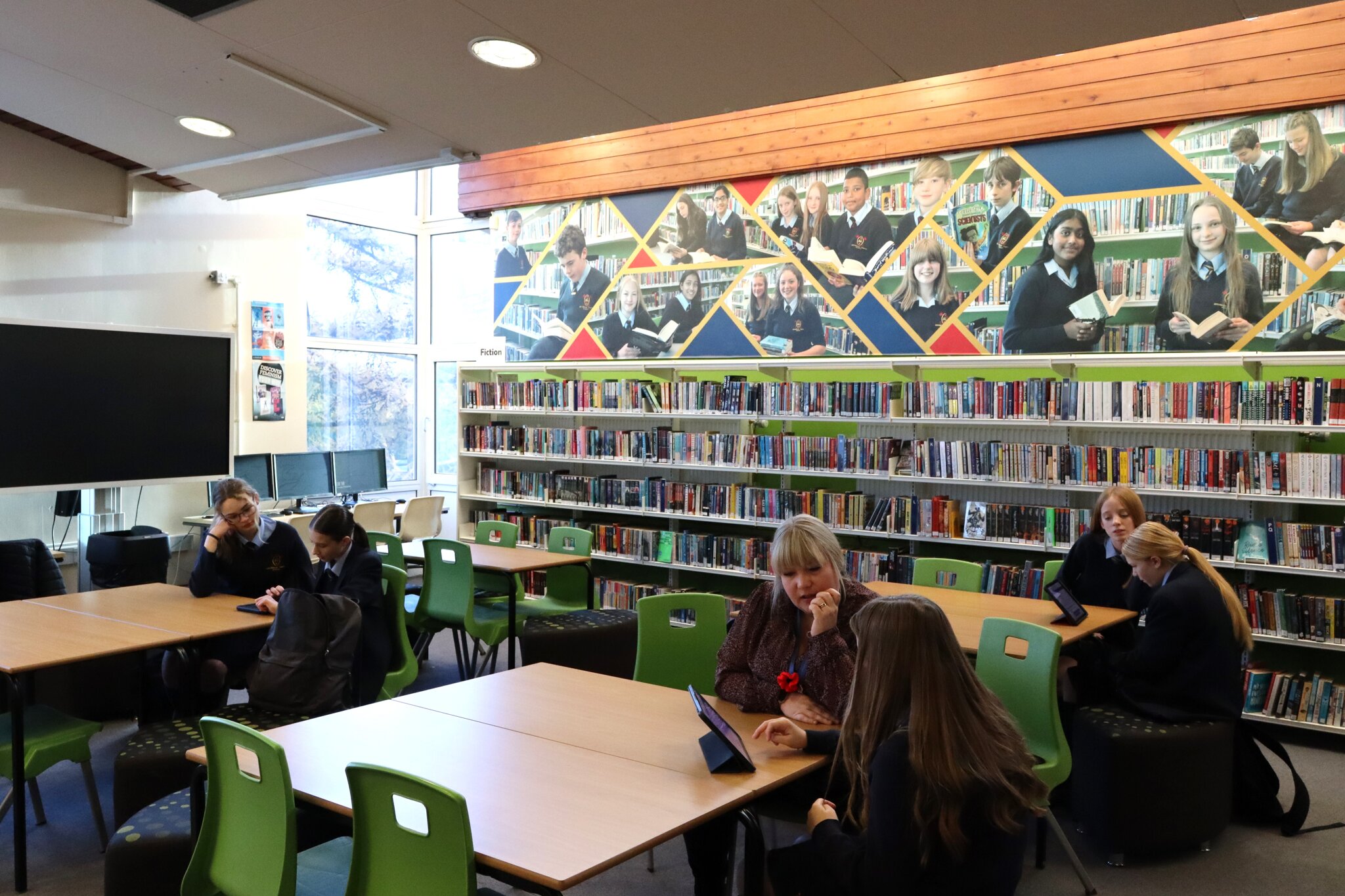 Image of Pupils take part in the Reading Leaders peer mentoring programme 