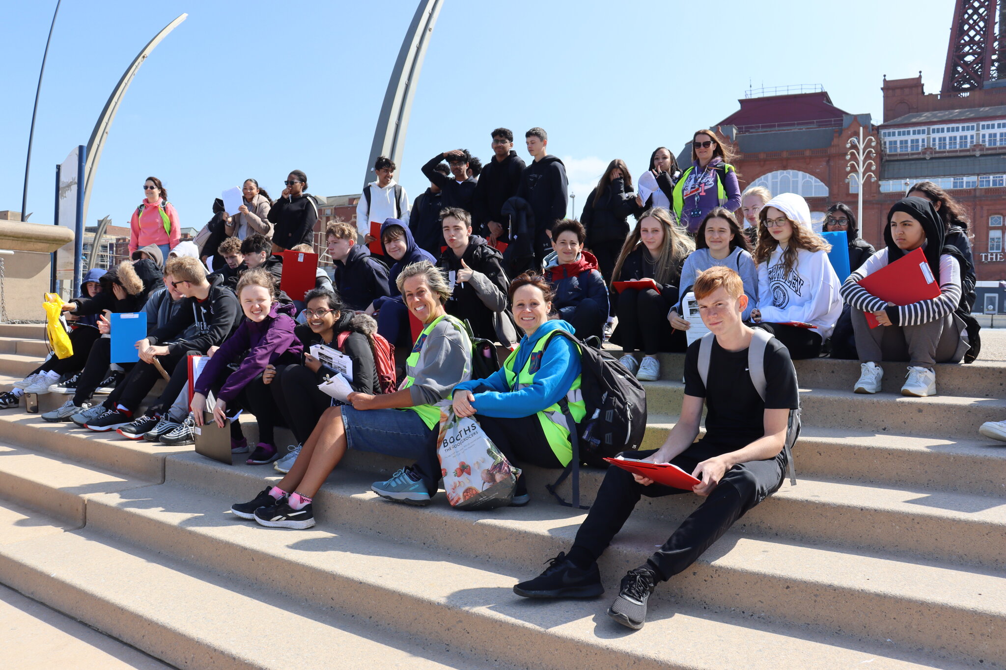 Image of Year 10 Geographers enjoy a field trip to the Fylde coast