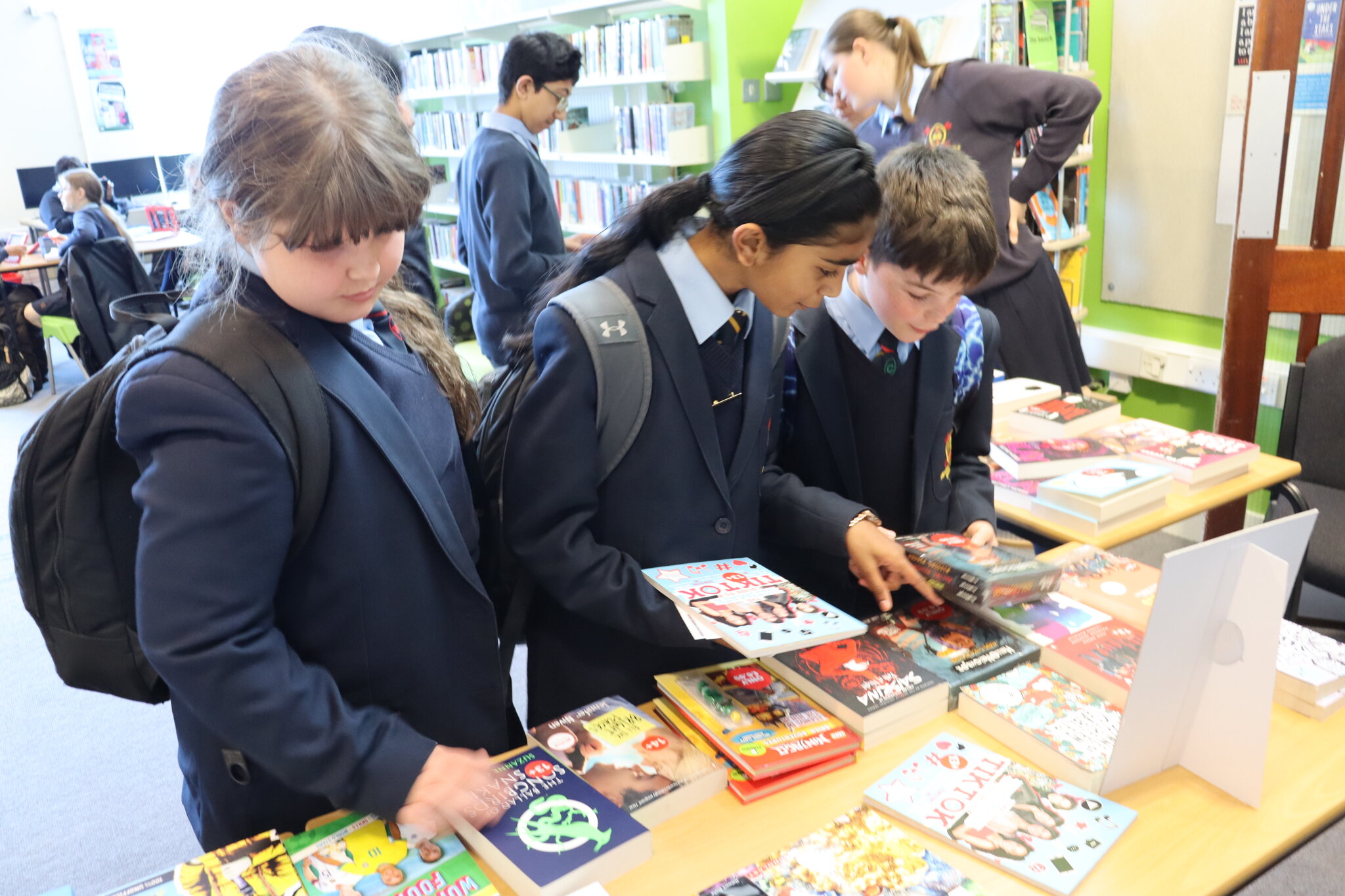 Image of School book fair proves popular