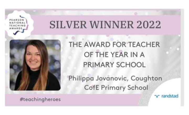 Image of Coughton Teacher wins Silver Award