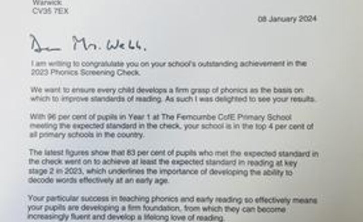 Image of Fantastic recognition for The Ferncumbe