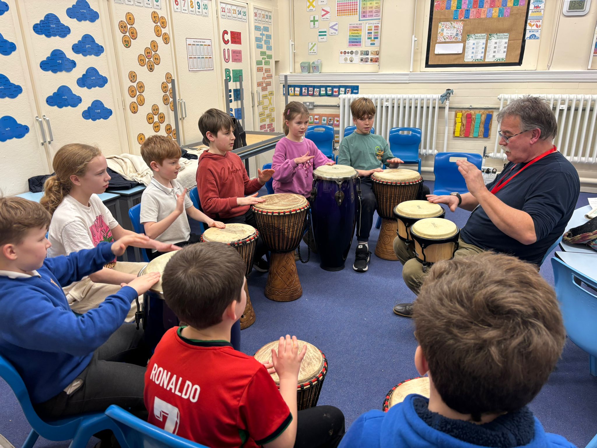 Image of African Drumming Comes to Our School