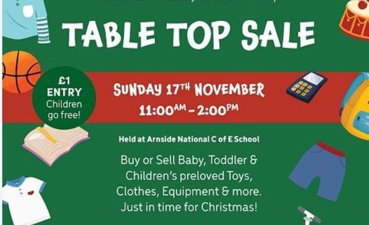 Image of Table Top Sale