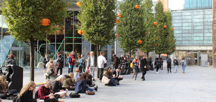 Image of Art and Design students takeover Manchester