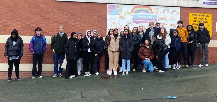 Image of Sociology students visit HMP Manchester
