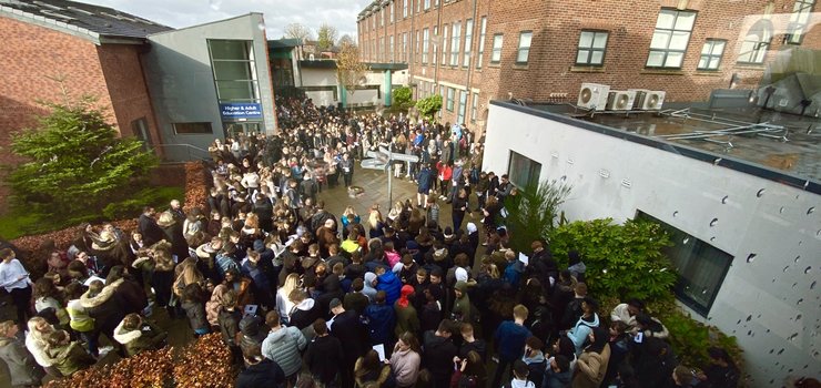 Image of College Community gathers for Remembrance Day