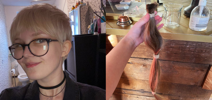 Image of Inspiring charity haircut for Little Princess Trust