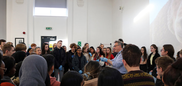 Image of Psychology students attend Brain Day 2019