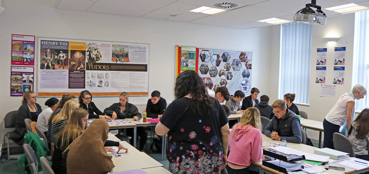 Image of Holocaust Educational Trust works with History students