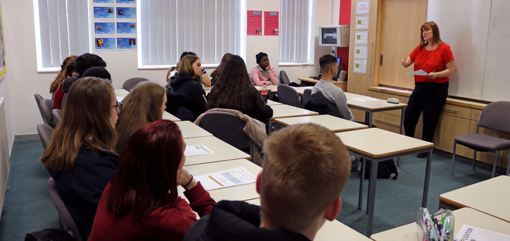 Image of Addleshaw Goddard visit Law students to talk work experience