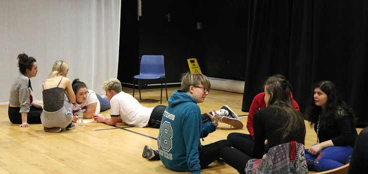 Image of Drama workshop with Royal Exchange Theatre