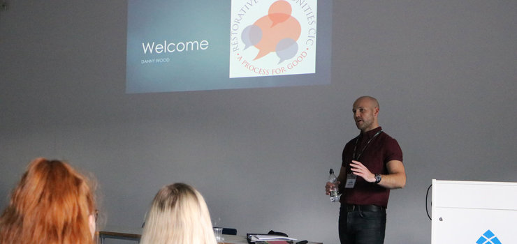 Image of Former student leads lecture on Restorative Justice