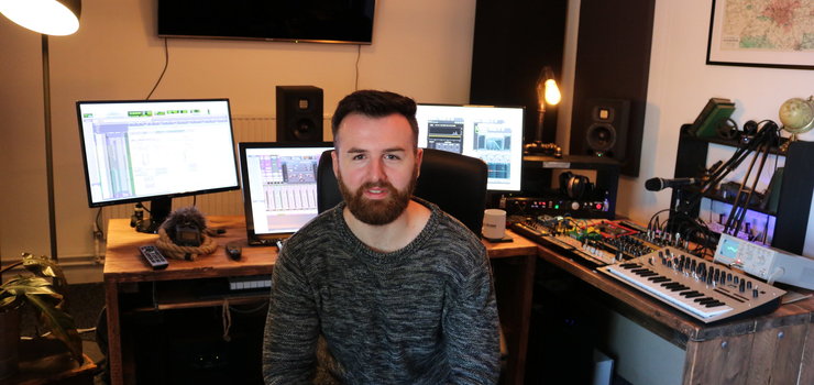 Image of Music Technology student opens his own studio and business