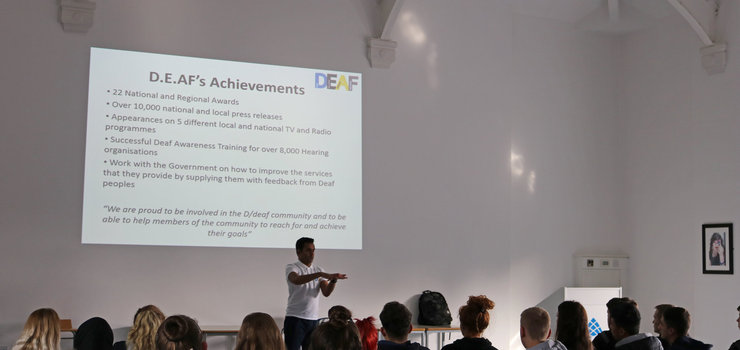 Image of Raising DEAF awareness