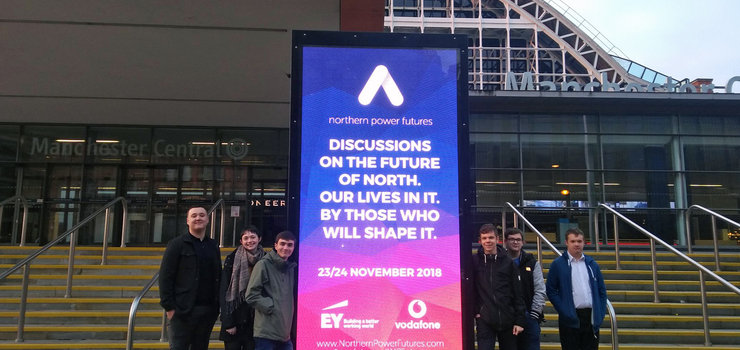 Image of Students attend the Northern Powerhouse Futures