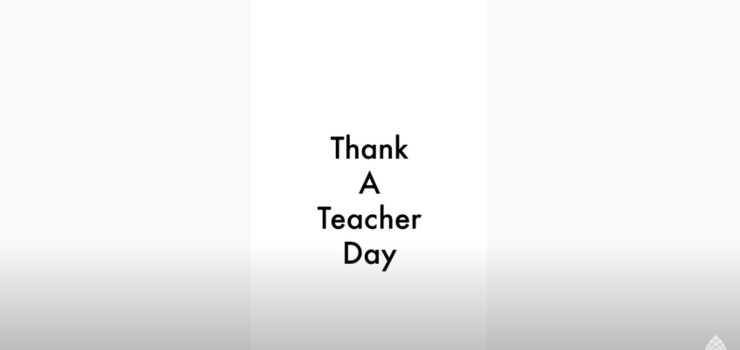 Image of Thank a teacher day