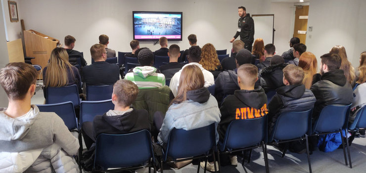 Image of Sport students hear from UCLAN
