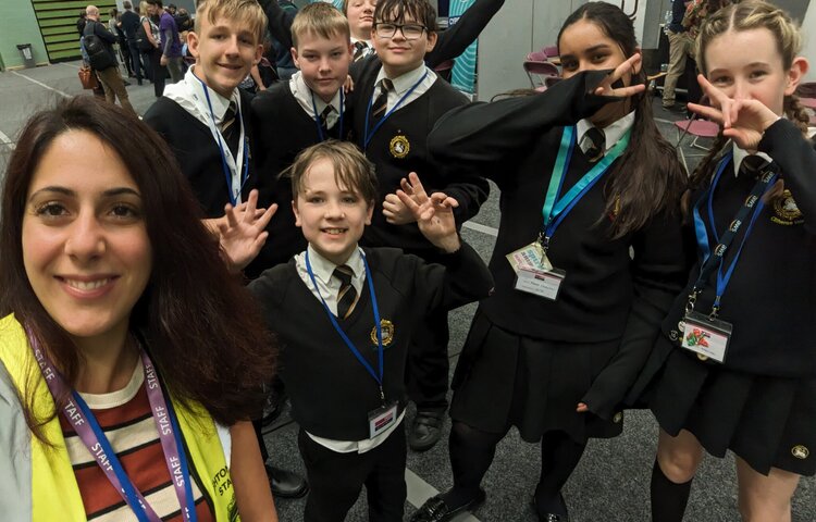 Image of Year 8 go to Teen Tech Festival!