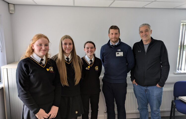 Image of Our Senior Student Leadership Team meet with ACSC's catering department