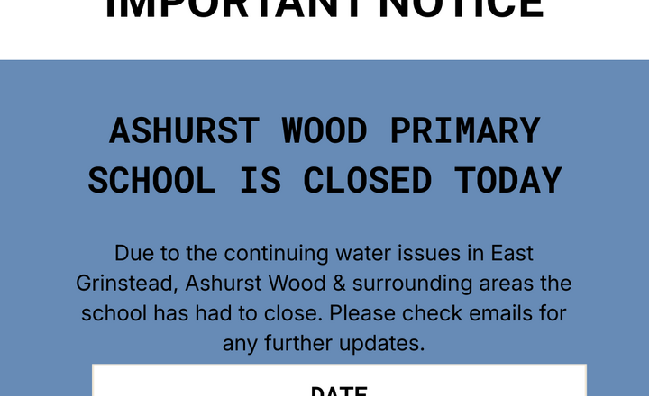 Image of Ashurst Wood Primary School is Closed