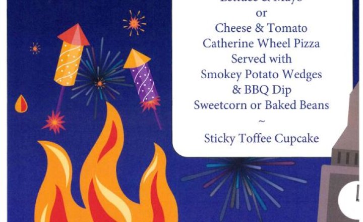 Image of Bonfire Night Lunch Menu 