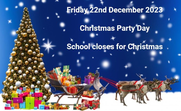 Image of Christmas Party Day & School Closes for Christmas 