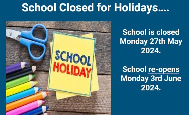 Image of School Closed For The Holidays 