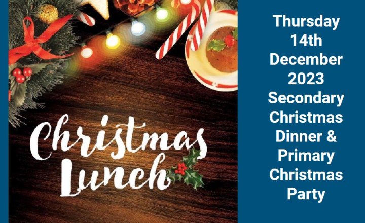 Image of Secondary Christmas Dinner and Primary Christmas Party 