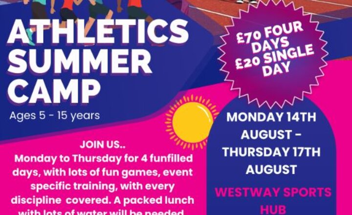 Image of Chorley Sport Partnership Athletics Summer Camp