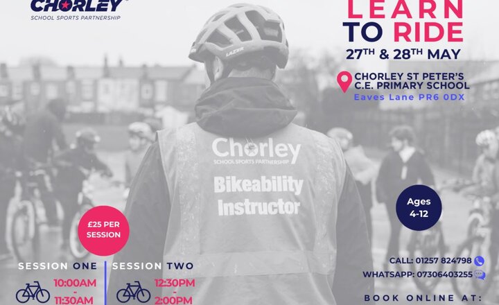 Image of Chorley Sports Partnership Learn To Ride 
