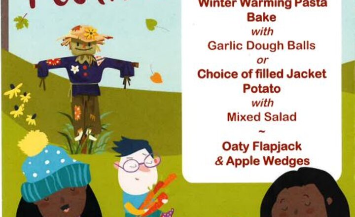 Image of Menu Change- Harvest Menu Thursday 9th October