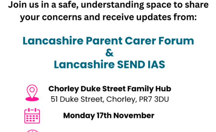 Image of Lancashire Parent Carer Forum & Lancashire SEND IAS