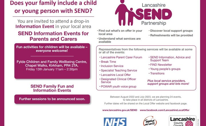 Image of Lancashire Send Partnership Events 