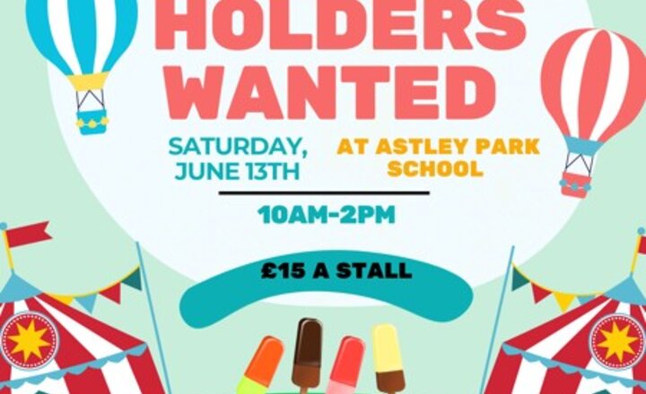 Image of Stall Holders Wanted 2026