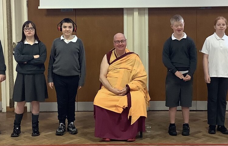 Image of The day the Buddhist Monk came to visit.