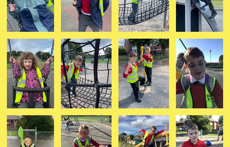 Image of Fun at the park with Rowan Class