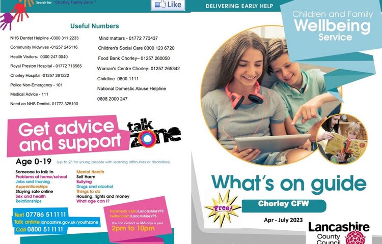 Image of Children & Family Wellbeing Service- What's on Guide 