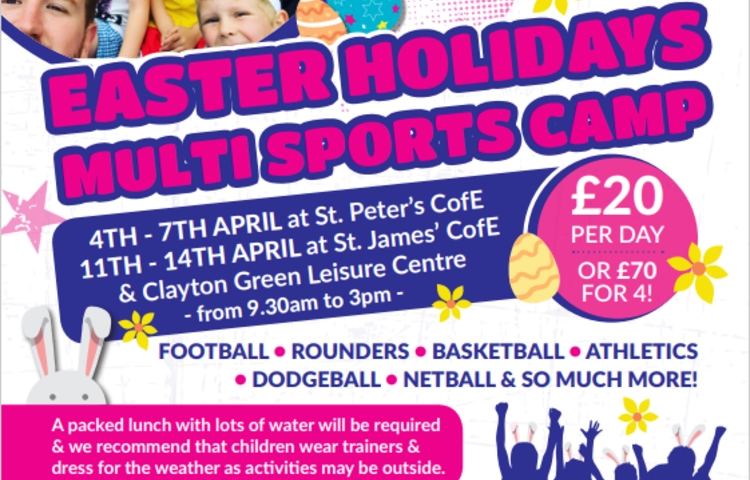 Image of Easter Holiday Multi Sports Camp 