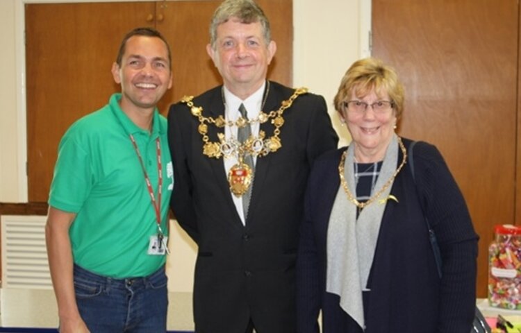 Image of Mayor - Councillor Mark Perks and Mayoress Elect Mrs Pat Haughton - Summer Fair 2017