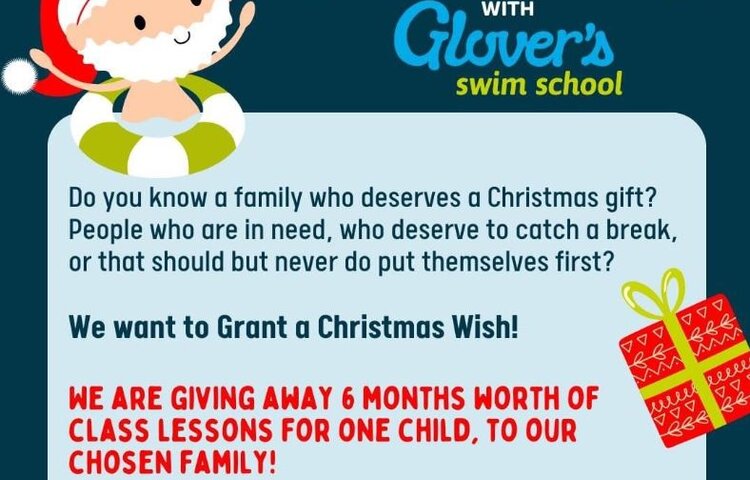 Image of Grant a Christmas Wish with Glover's Swim School 