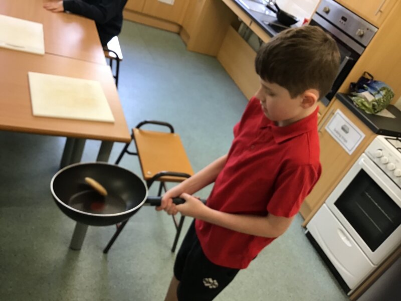 Image of Pancake Day in Willow Class