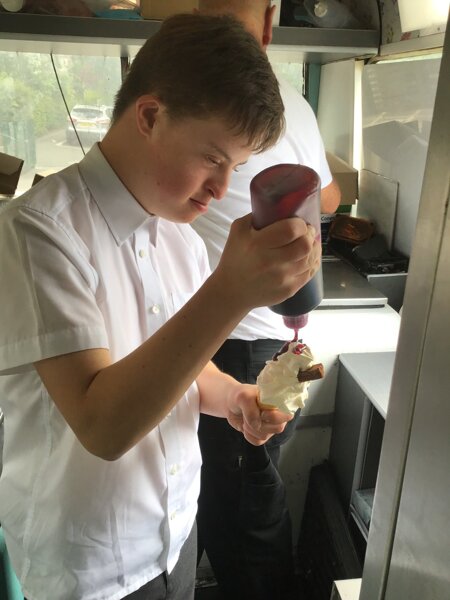 Image of 9A Teddy’s ice cream van work experience! 