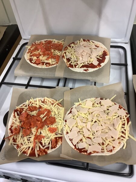 Image of Pizza making in 8A
