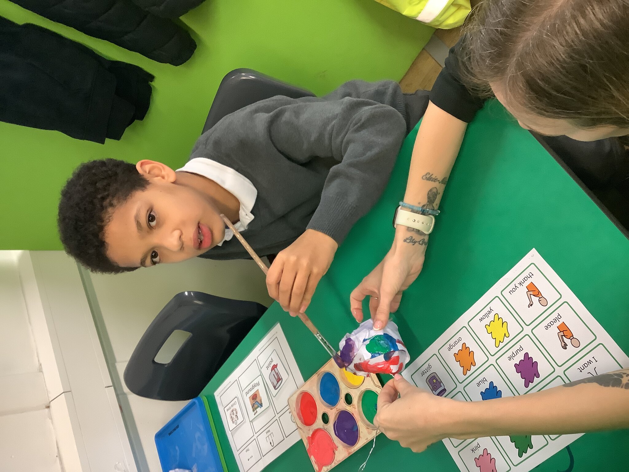 Image of 7P- Making Planets and Discussing Differences