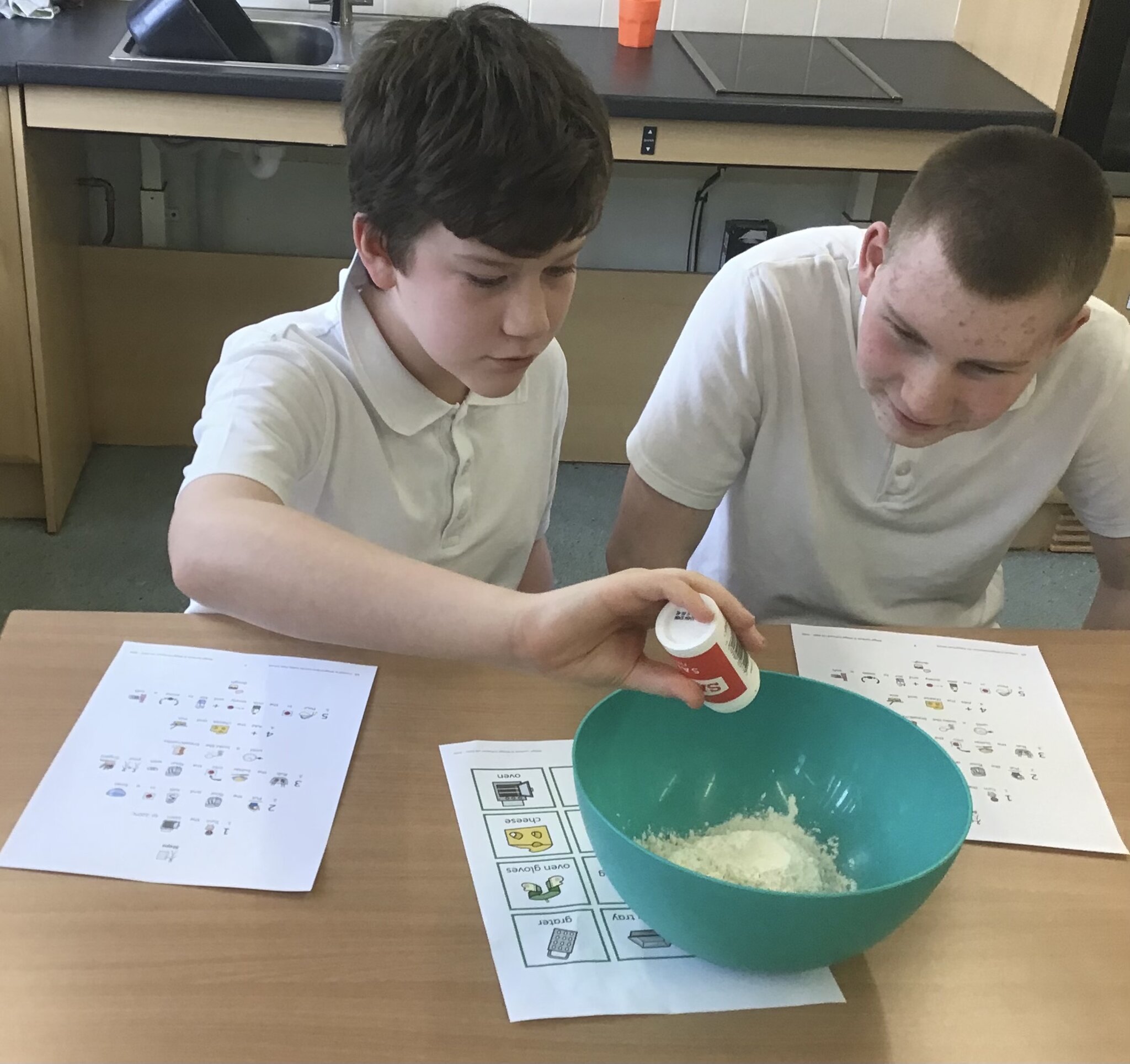 Image of Making Cheese Scones in 9P